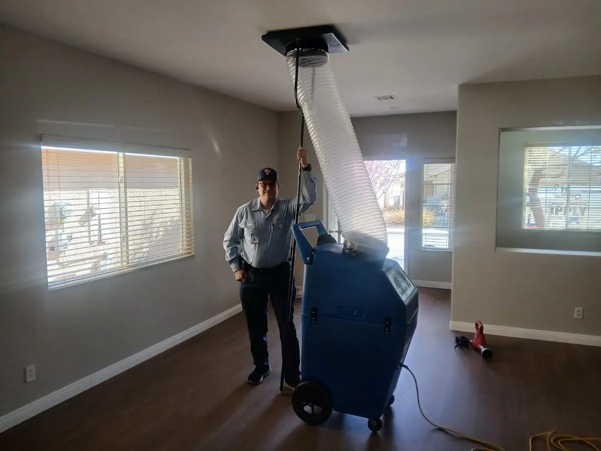Professional Dryer Vent Cleaning work inside a Gladstone home